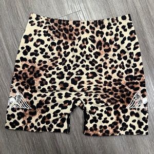 Cheetah Print Civil Regime Athletic Shorts